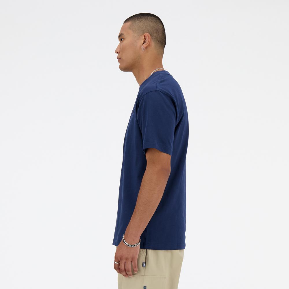 Pánske tričko New Balance MT41533NNY - tmavomodré