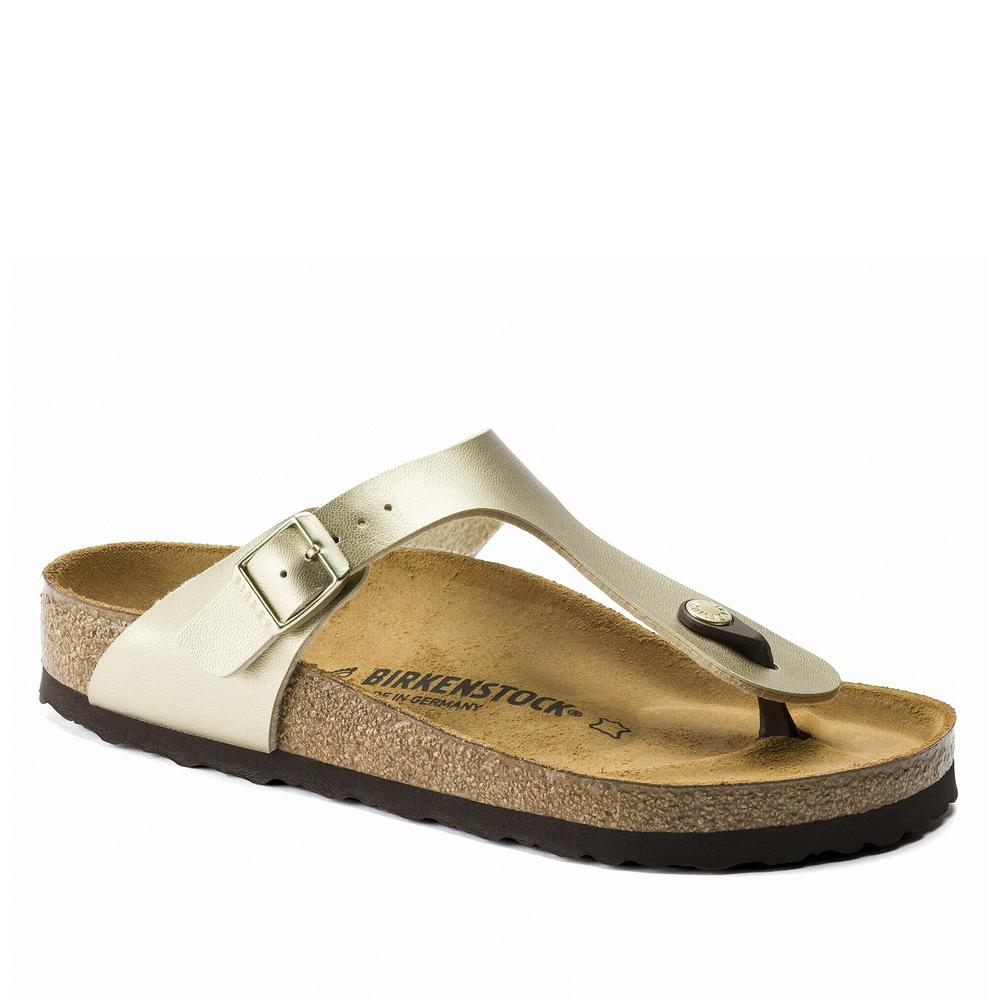 Dámske Žabky Birkenstock Gizeh 1016108 - zlato