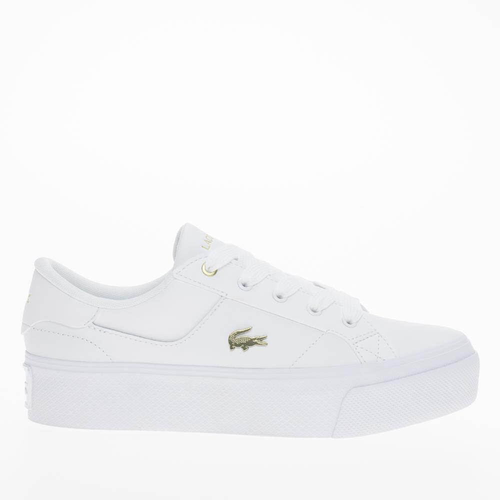 Topánky Lacoste Ziane Platform 124 2 CFA 747CFA0005-216 - biele