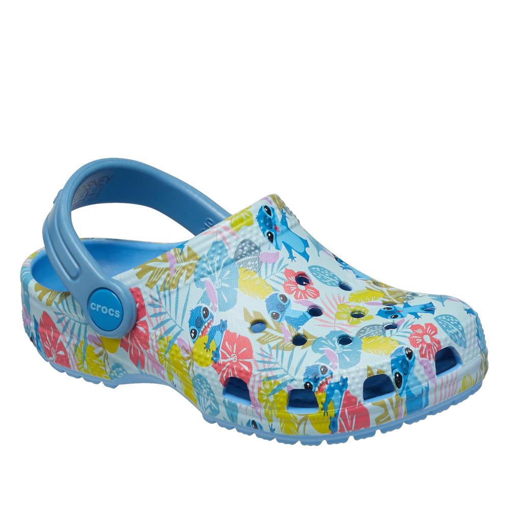 Klapky Crocs Toddler's Disney Stitch Classic Clog 209471-4TB - modré