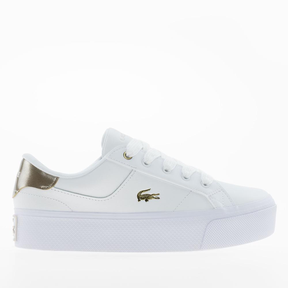 Dámske topánky Lacoste Ziane Platform 126 1 CFA 751CFA0020-ALM - biele