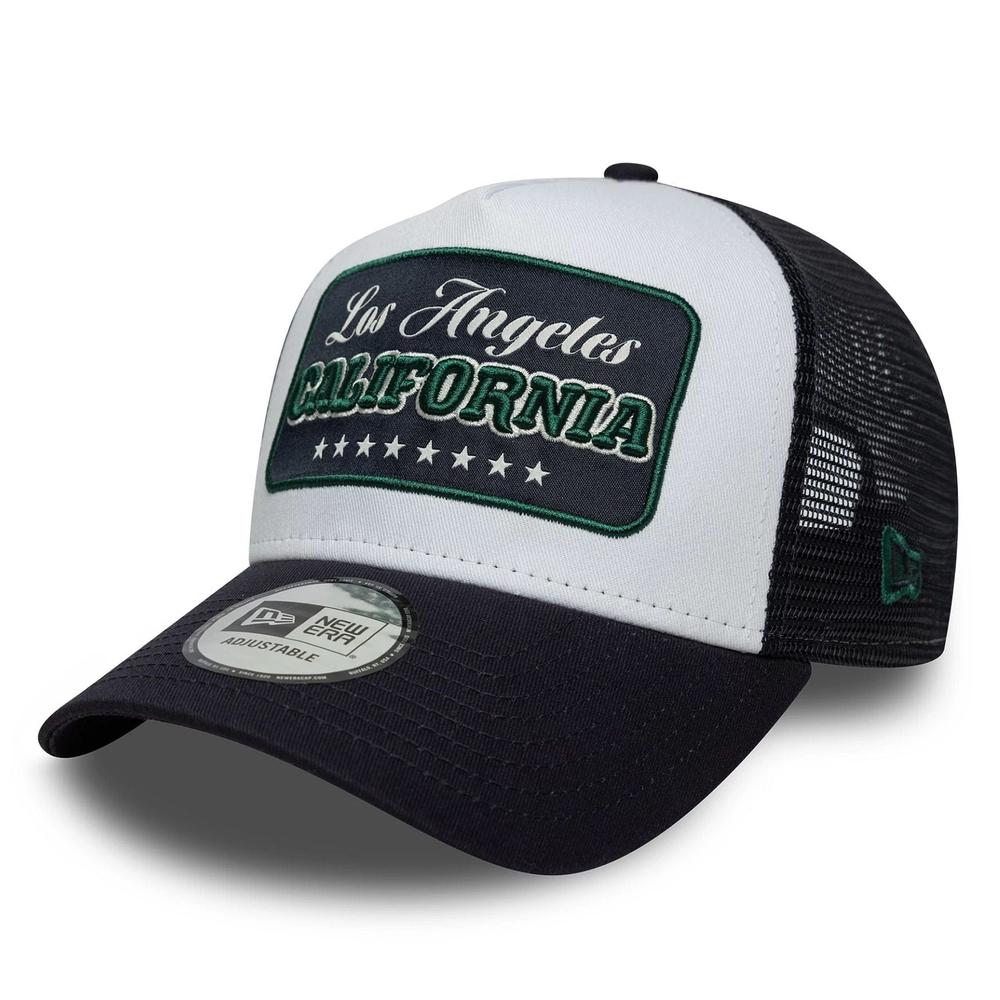 Čiapka pánske New Era Location Patch 9FORTY A-Frame Trucker 60771857 - tmavomodré