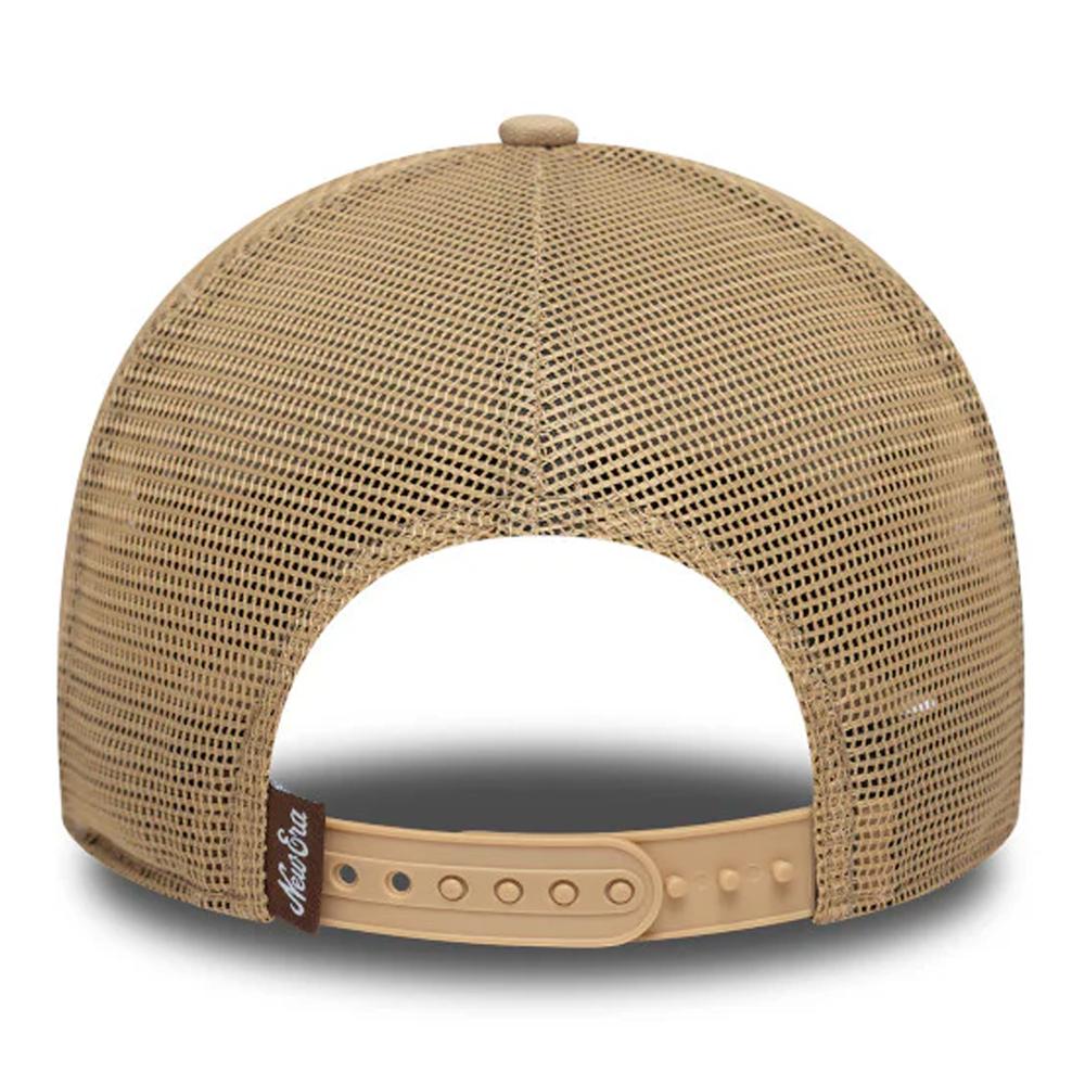 Čiapka pánske New Era 9FORTY Oval Canvas Distress Trucker 60771805 - béžové