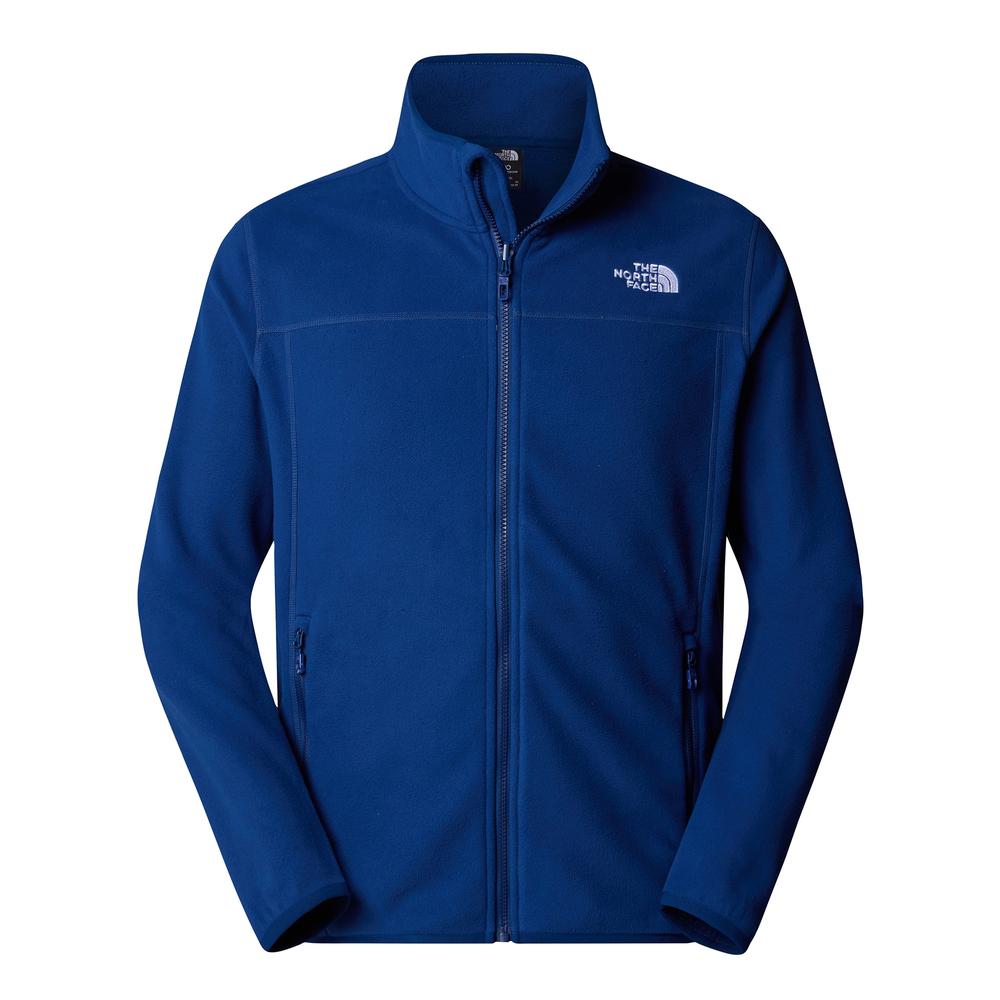 Mužský blúza The North Face 100 Glacier Full-Zip Fleece 0A855XD1R1 - tmavomodré