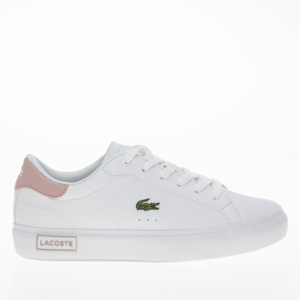 Topánky Lacoste Powercourt 741SUJ0014-1Y9 - biele
