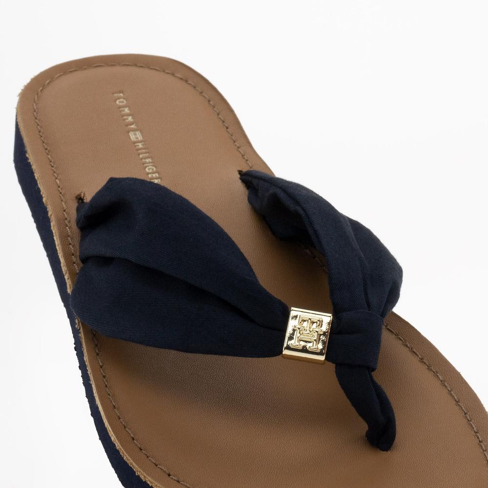 Žabky Tommy Hilfiger Elevated Beach FW0FW06985-DW6 - tmavomodré