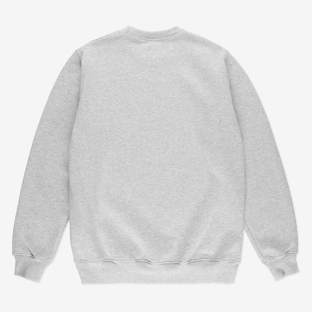 Blúza Prosto Klasyk Crewneck Pate KL231MSWE1051 - šedý