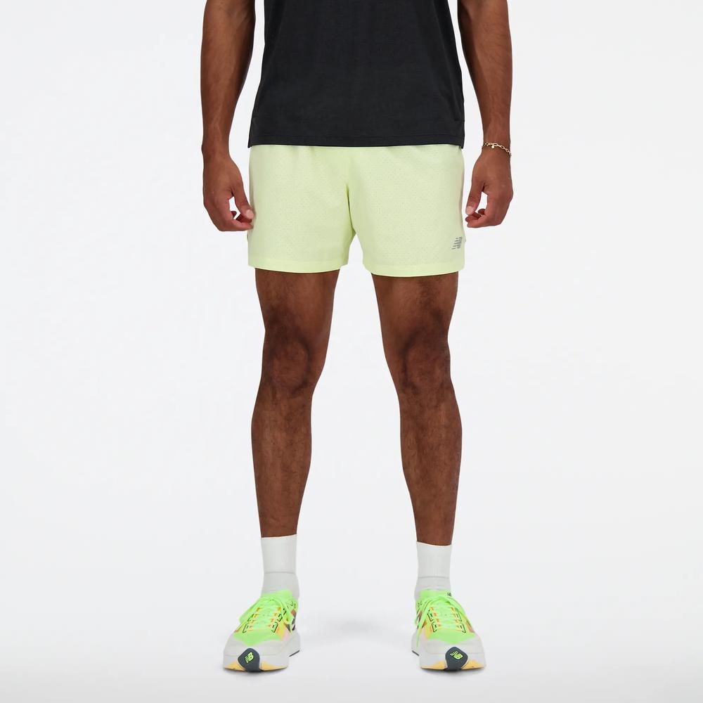 Pánske šortky New Balance MS41286LLT - žltá