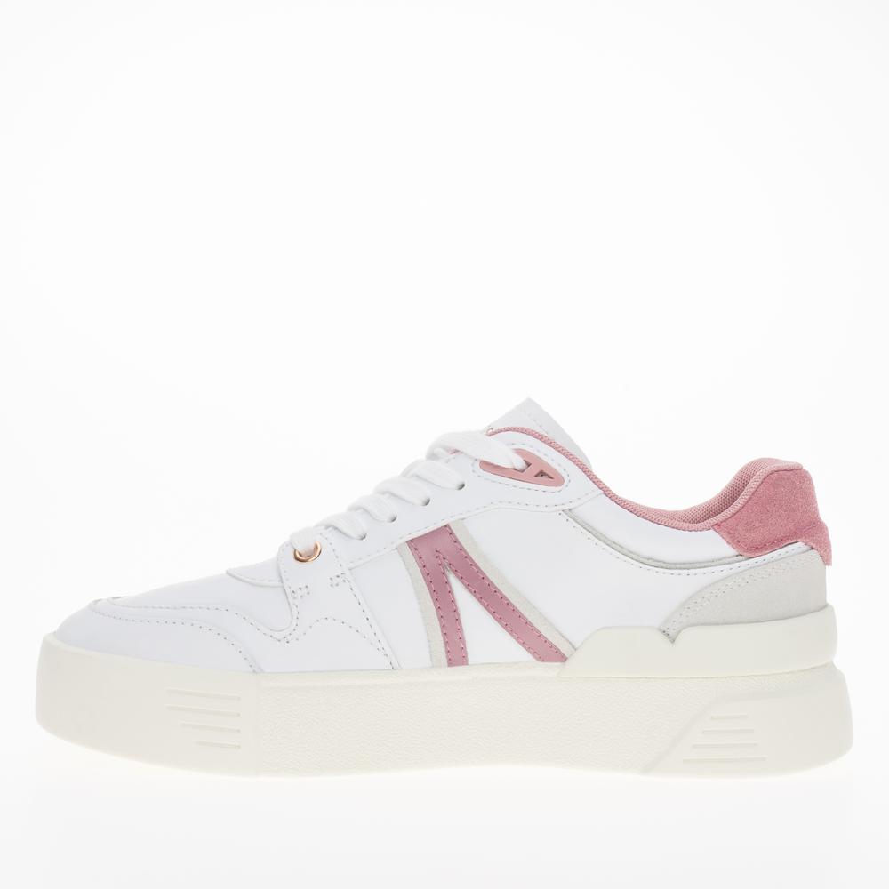 Topánky Lacoste L002 EVO 124 1 SFA 747SFA0050-1Y9 - biele