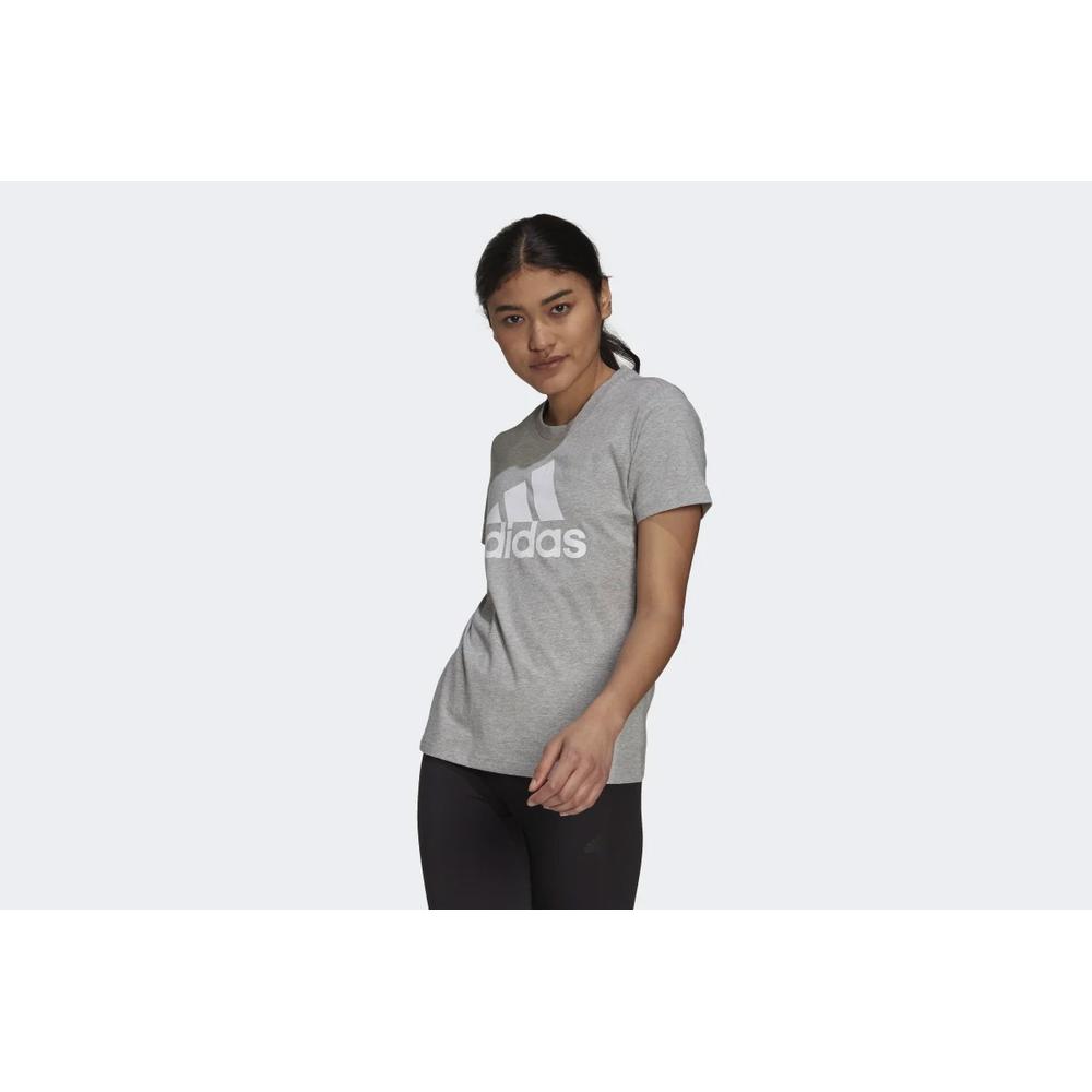 Tričko adidas Loungewear Essentials Logo Tee H07808 - šedý