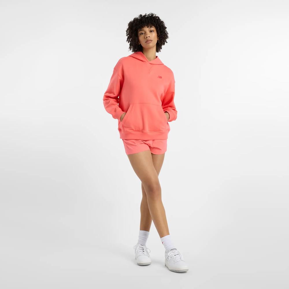 Dámske šortky New Balance WS41508DTR - pomarančové