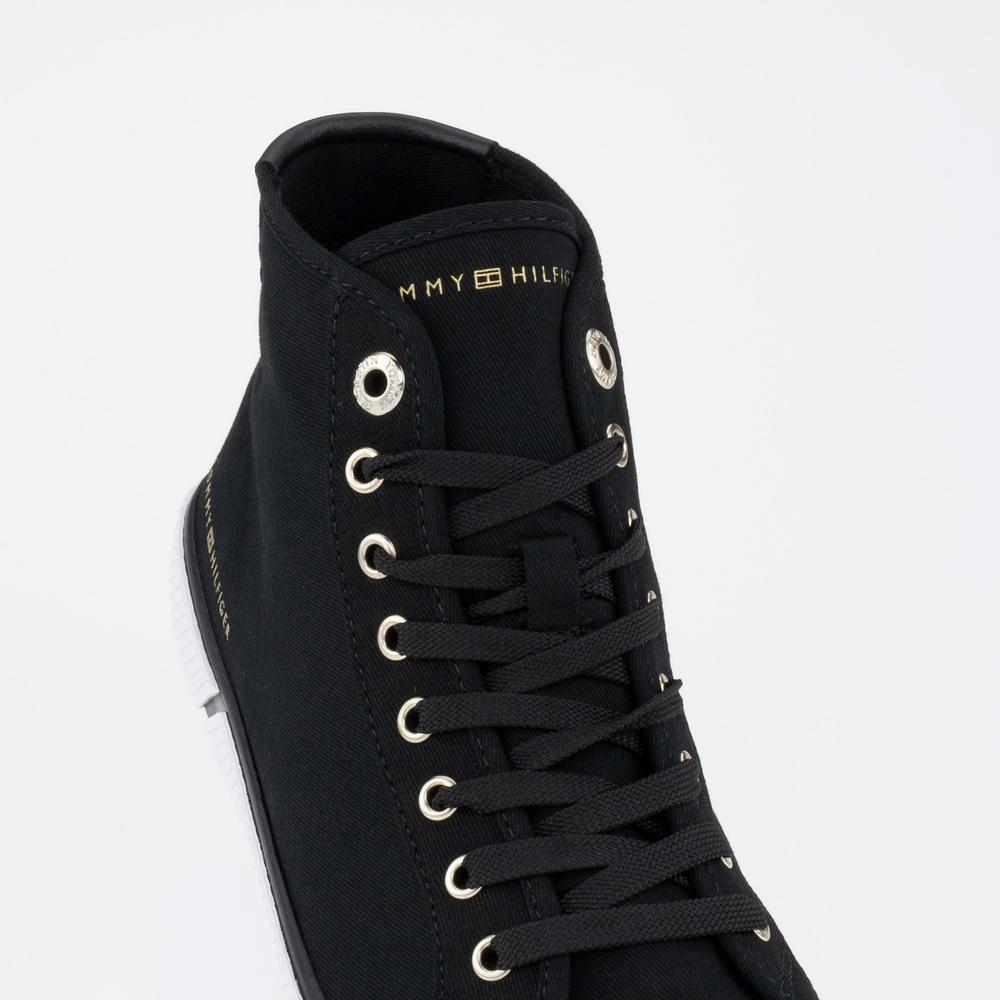 Topánky Tommy Hilfiger Essential Highcut FW0FW07247-BDS - čierne