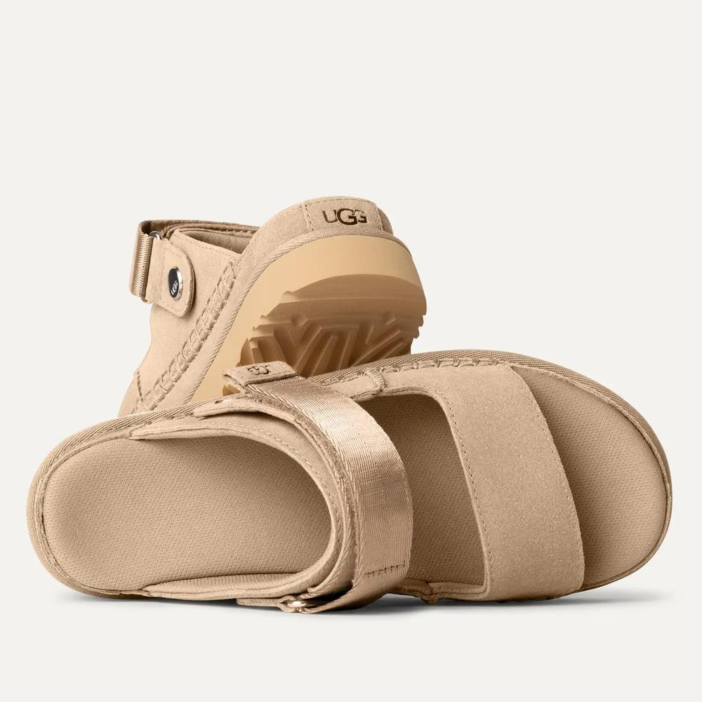 Sandále dámske Ugg Goldenstar Glide 1167399-SAN - béžové