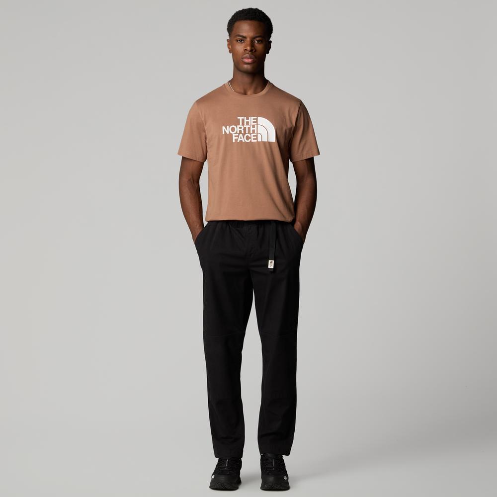 Tričko The North Face Easy 0A8A6C6E11 - hnedé