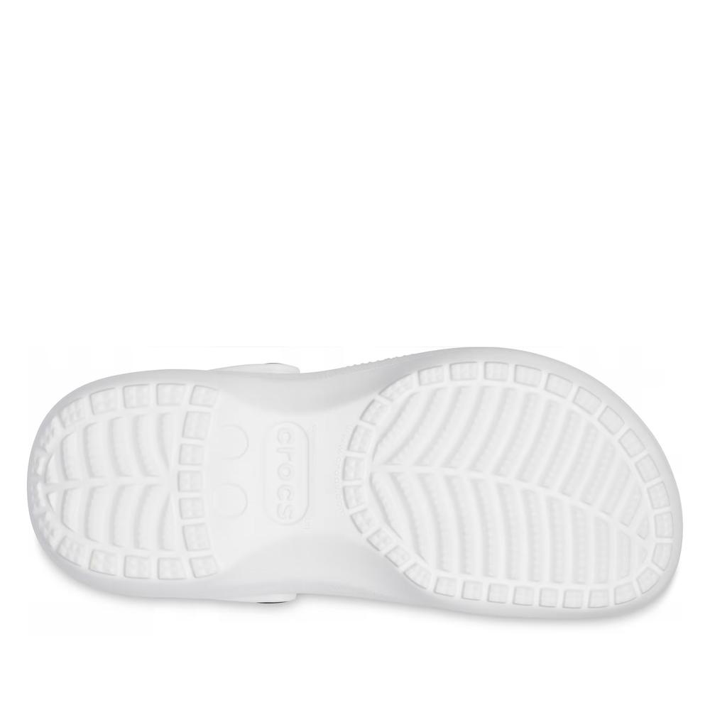 Klapky dámske Crocs Classic Platform Clog 206750-100 - biele