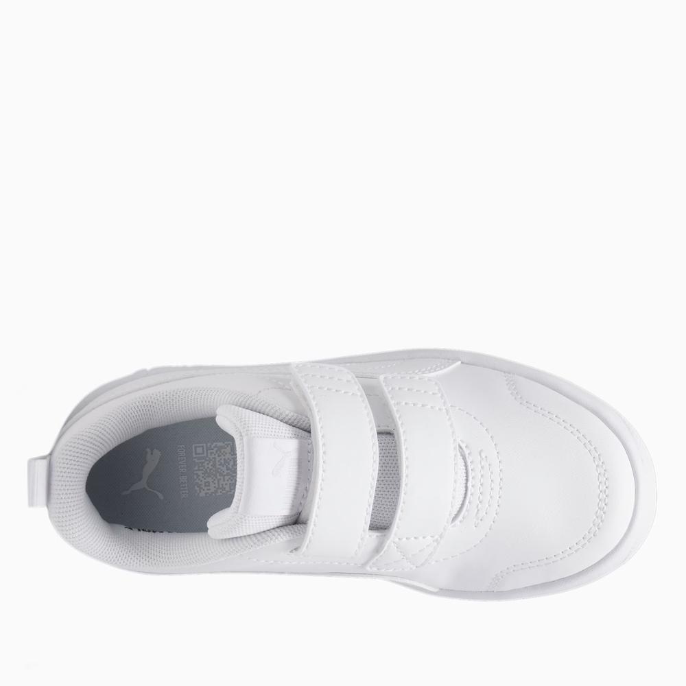 Detské topánky Puma Courtflex V3 V PS 39764202 - biele