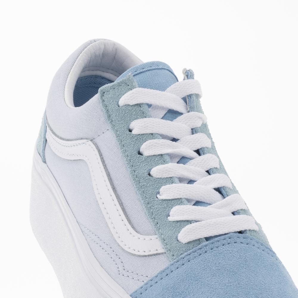 Topánky Vans Color Block Old Skool Stackform VN0009PZBLU1 - modré
