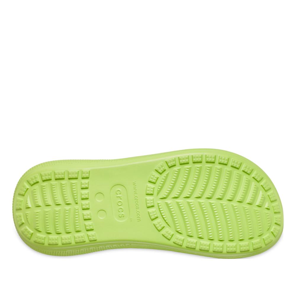 Klapky Crocs Crush Sandal 207670-3UH - zelené