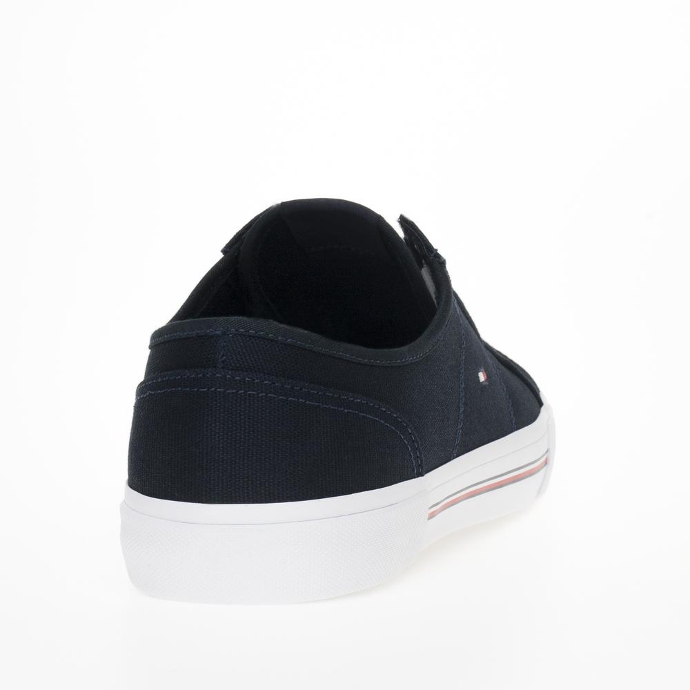Topánky Tommy Hilfiger Core Corporate Vulc Canvas FM0FM04560-DW5 - tmavomodré