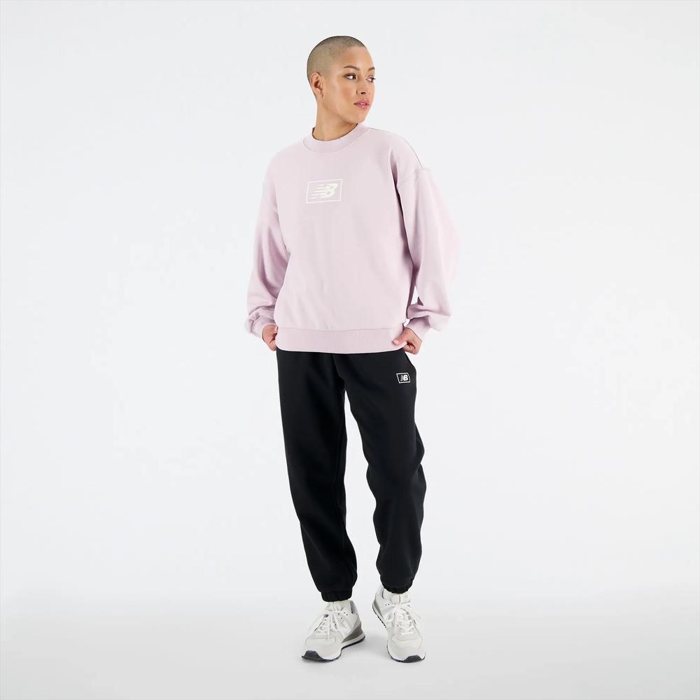 Mikina New Balance WT33514DMY - ružové