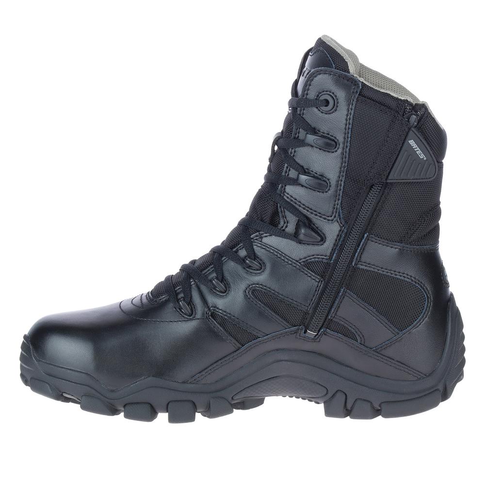 Topánky Bates 8 Delta Side Zip E02368 - čierne