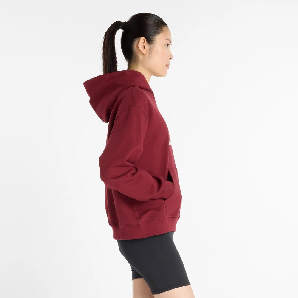 Dámská bunda New Balance WT51501MHB - bordóvé