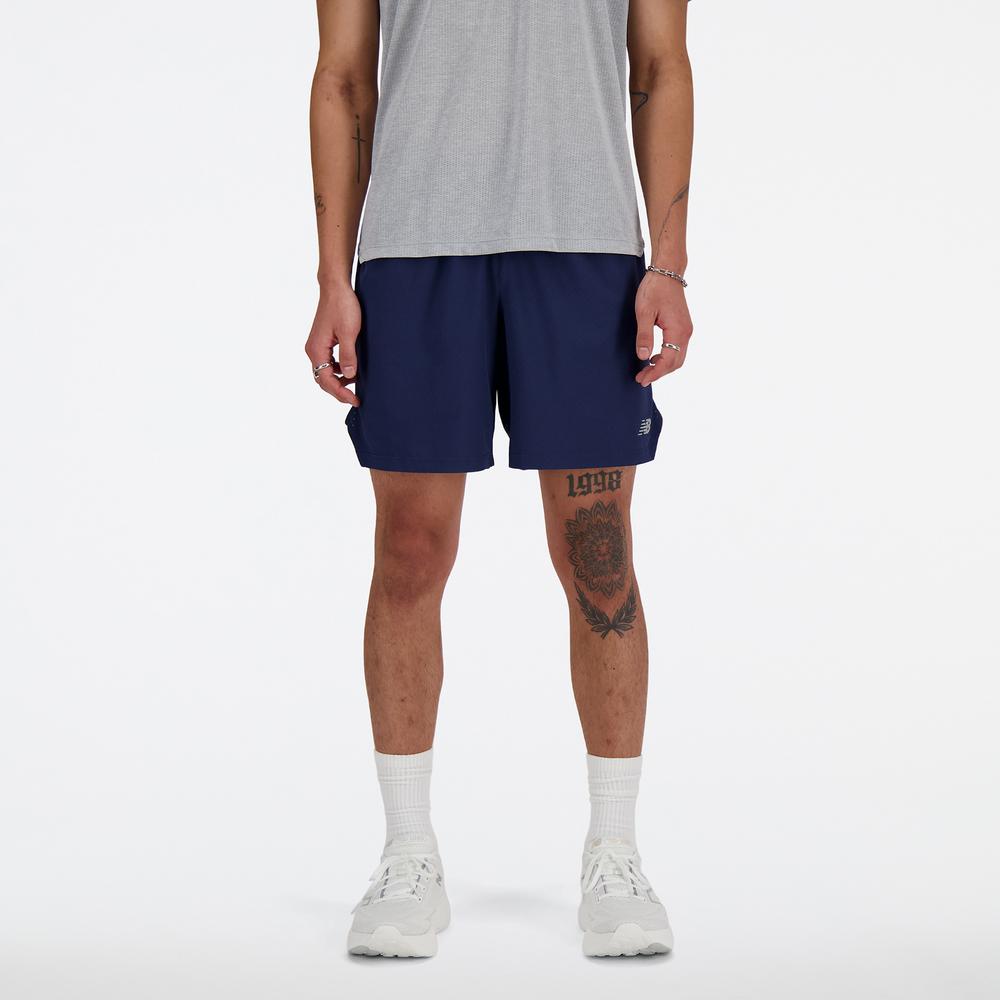 Pánske šortky New Balance MS41283NNY - tmavomodré