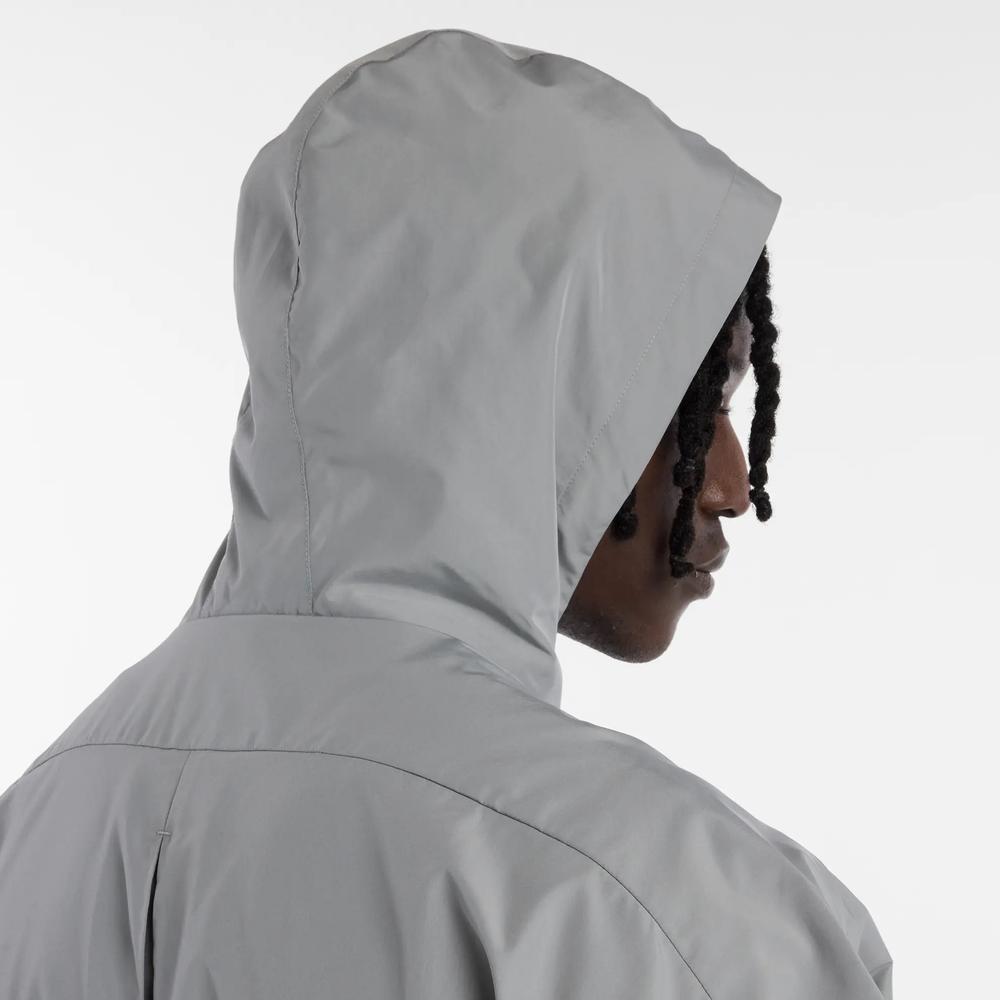 Mužský vetrovka New Balance MJO5BXYST - šedý