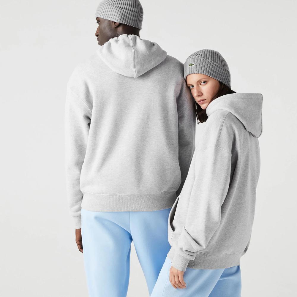 Blúza Lacoste Loose Fit SH6404-CCA - šedý