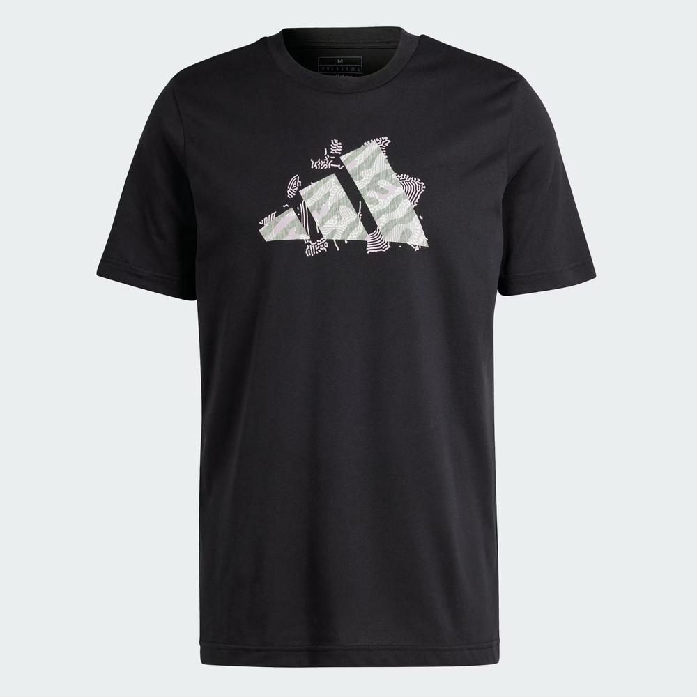 Tričko adidas Aeroready Tennis Logo Slam Graphic IS2419 - čierne