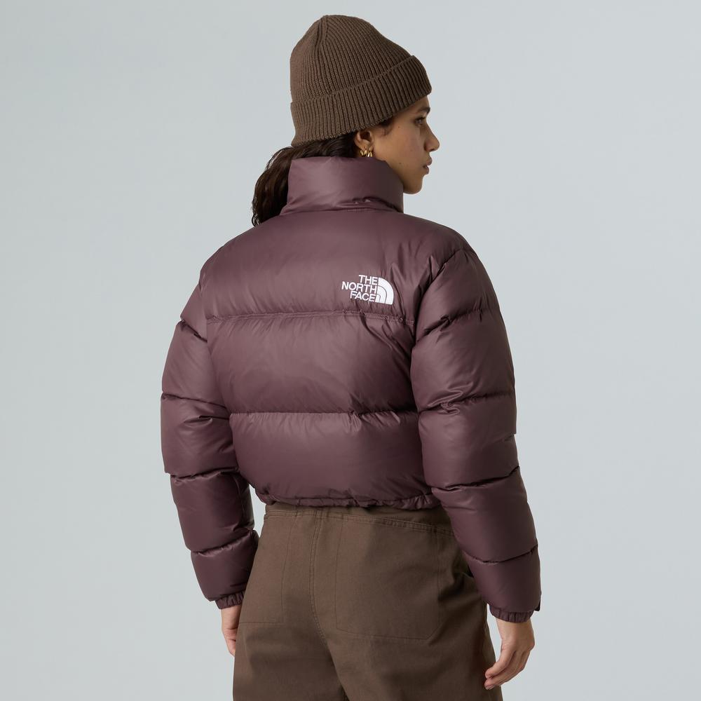 Dámská bunda The North Face Nuptse Short Jacket 0A5GGEBQ71 - bordóvé