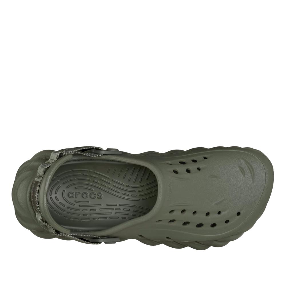 Unisex klapky Crocs X-Echo Clog 207937-3J5 - zelené
