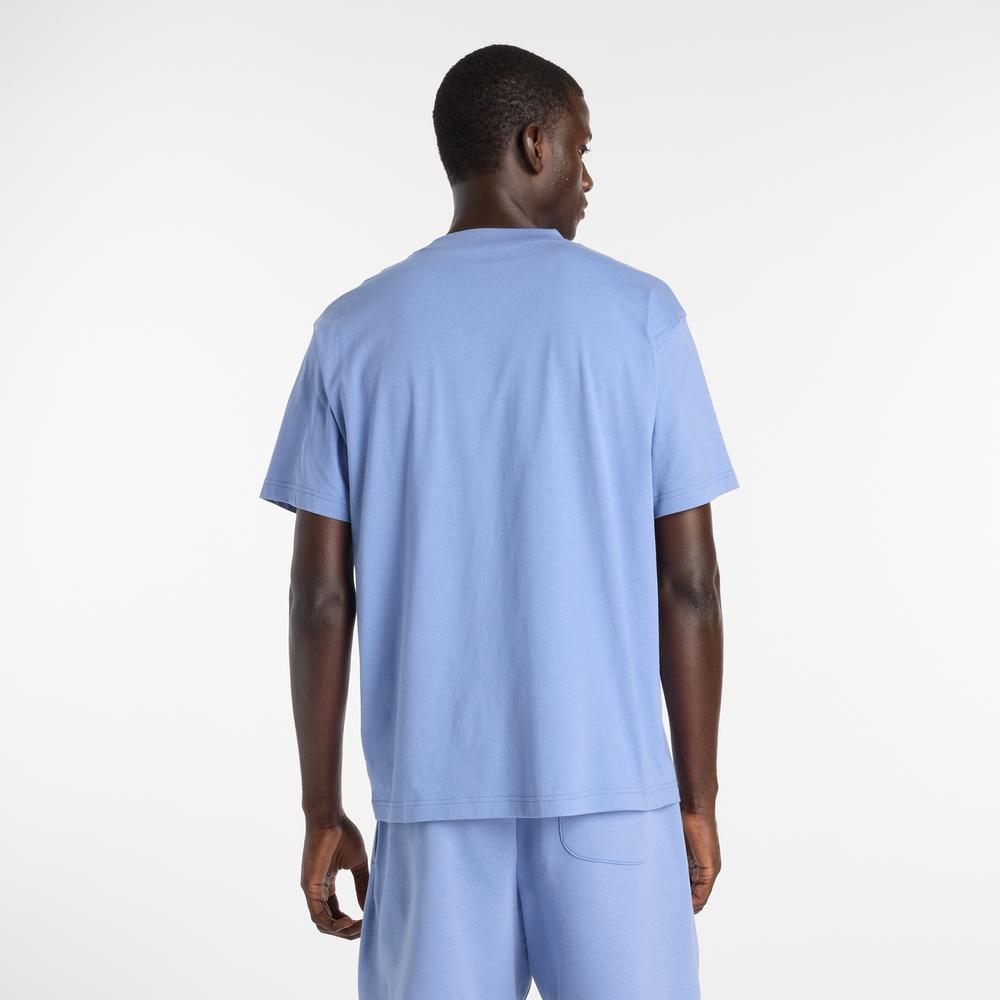 Pánske tričko New Balance MT61X6EQAA3 - modré