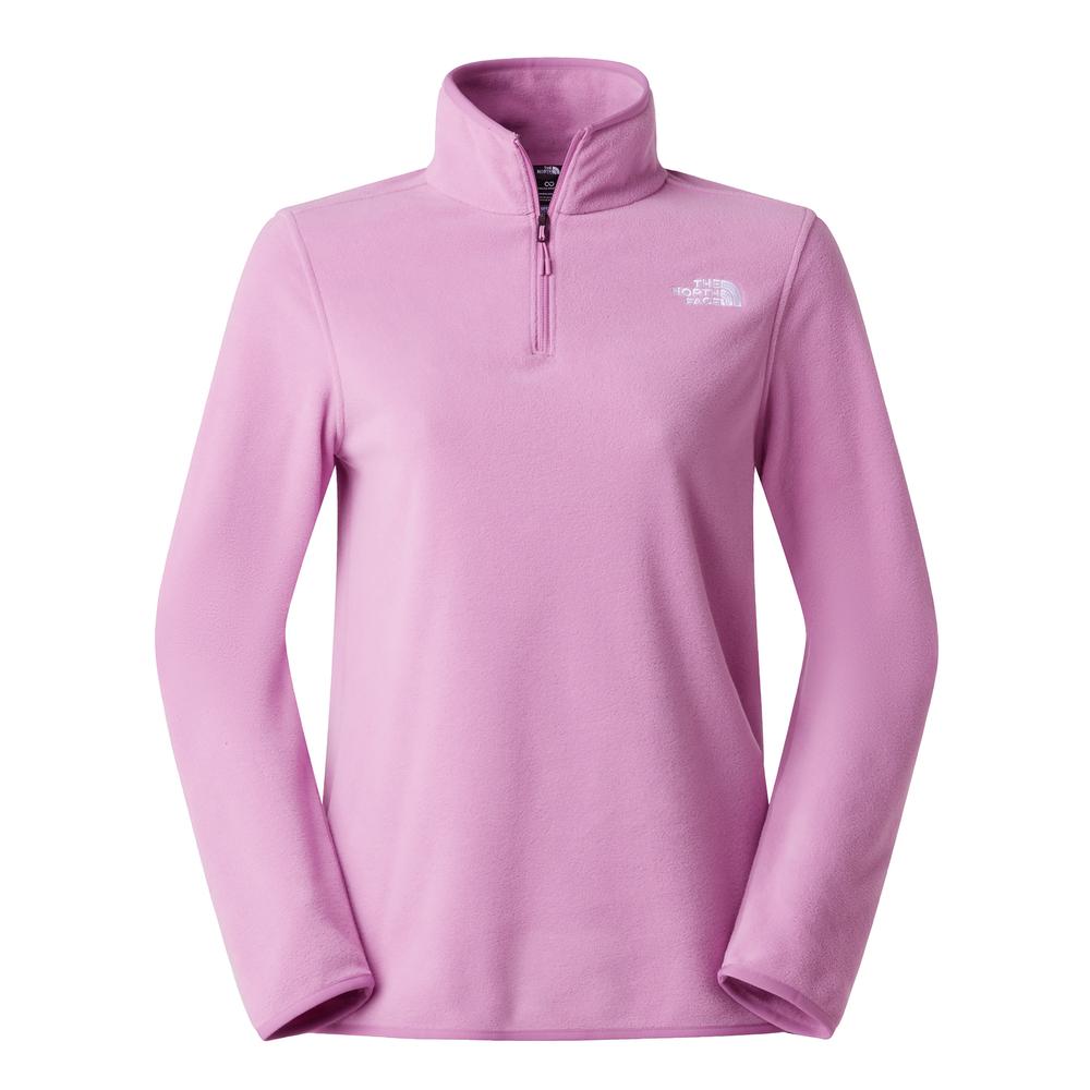 Blúza The North Face 100 Glacier 1/4 Zip Fleece 0A8D2JG6E1 - ružové