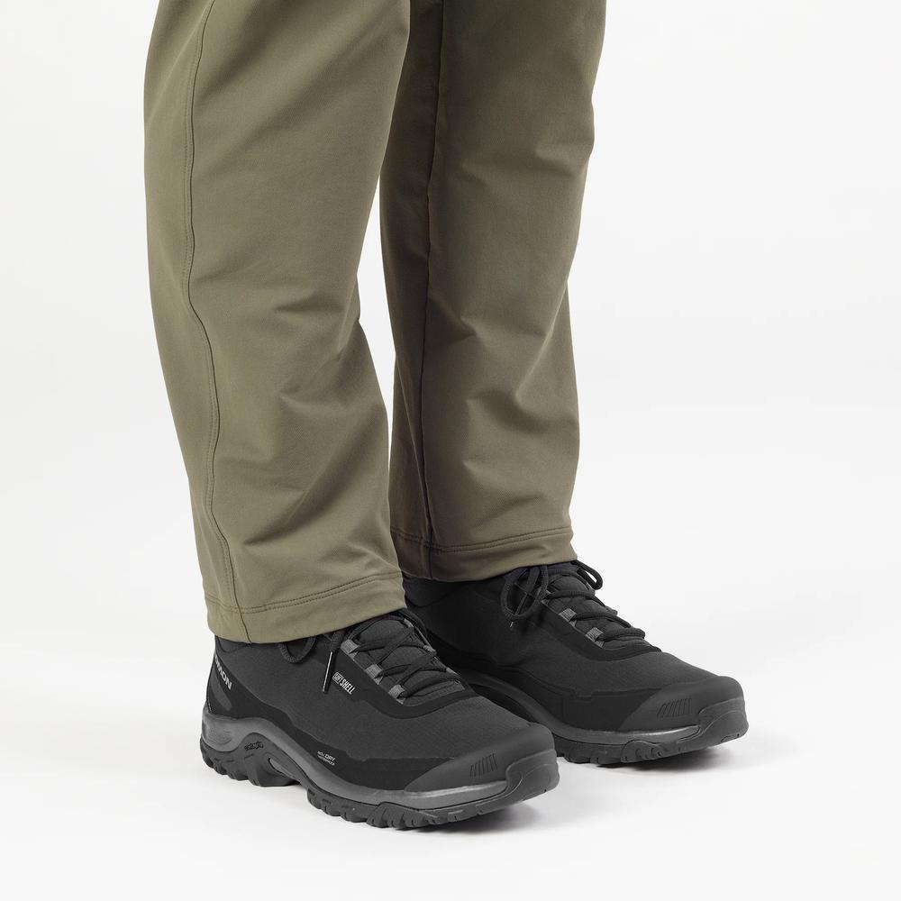 Topánky pánske Salomon Shelter Waterproof L47854200 - čierne