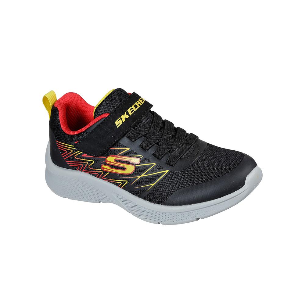 Topánky Skechers Microspec Texlor 403770LBKRD - čierne