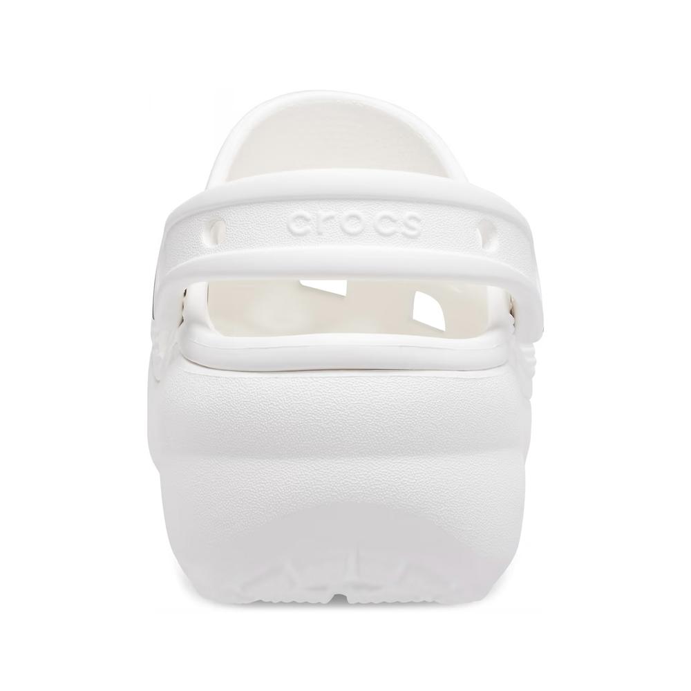 Klapky dámske Crocs Classic Platform Clog 206750-100 - biele