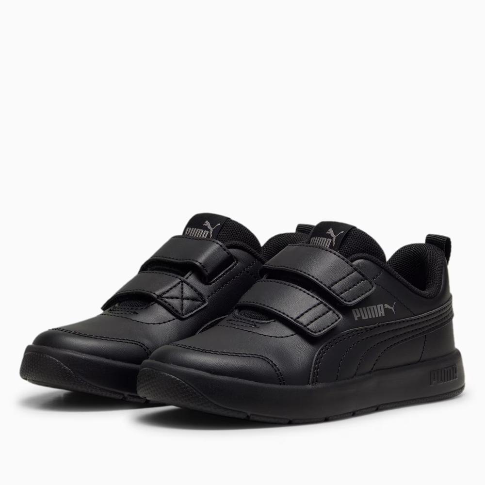 Detské topánky Puma Courtflex V3 V PS 39764201 - čierne