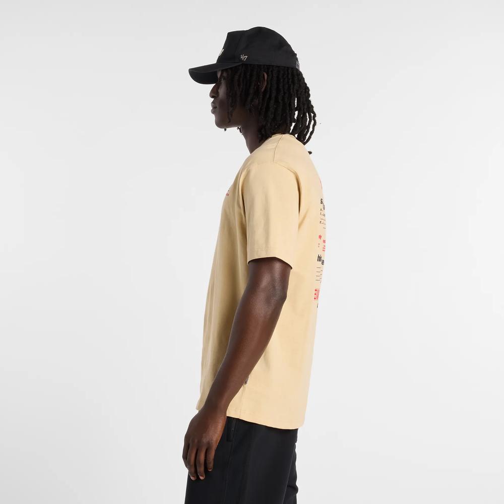 Pánske tričko New Balance MT61H51DABC - žltá