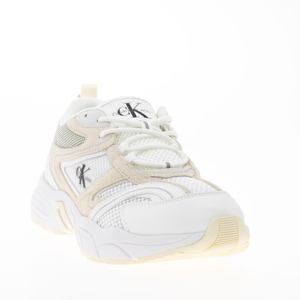 Topánky Calvin Klein Retro Tennis Su-Mesh WN YW0YW00891-02Y - béžové