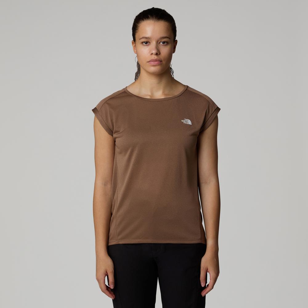 Dámská tričko The North Face Tanken 0A8BS21HX1 - hnedé
