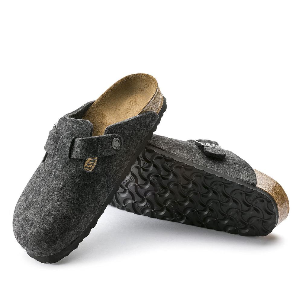 Klapky pánske Birkenstock Boston 160371 - šedý