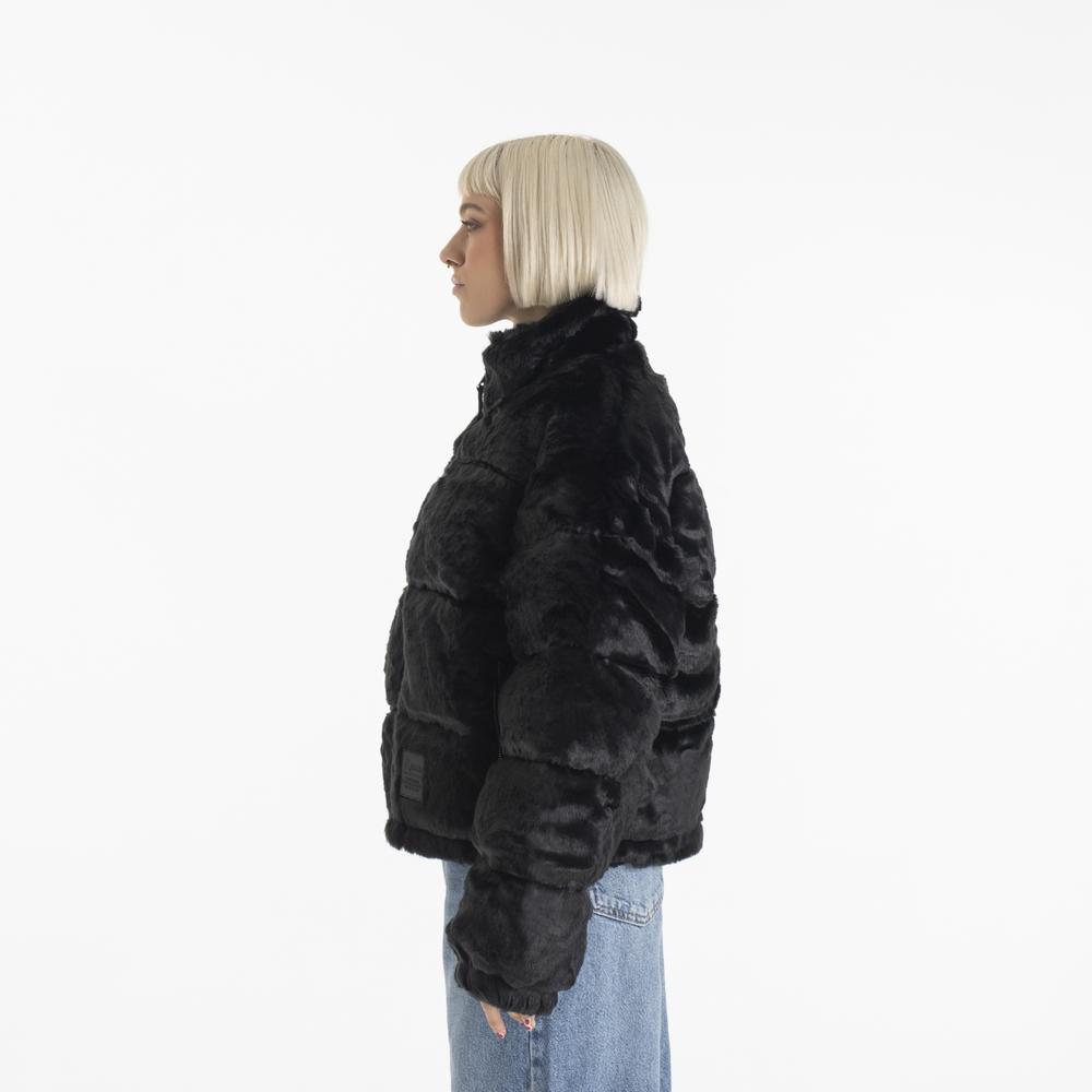 Bunda Alpha Industries Fur Puffer Wmn 14800203 - čierne