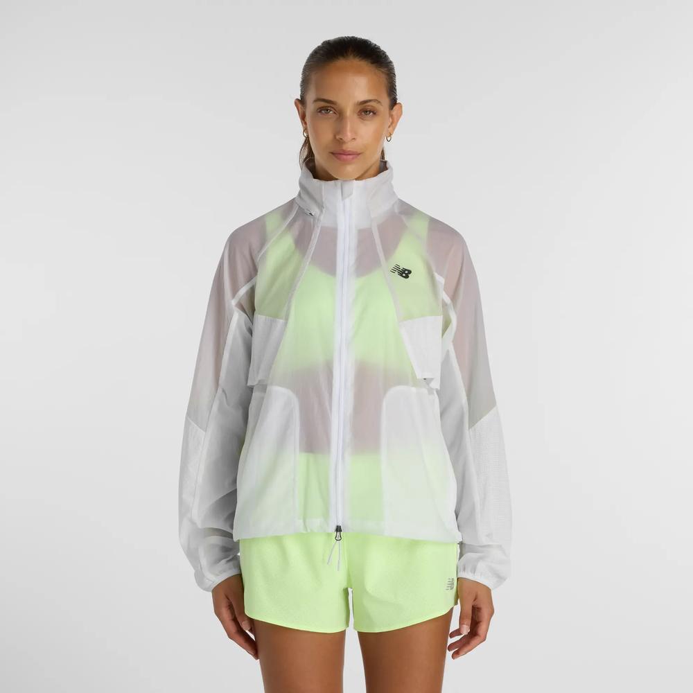 Dámská bunda New Balance WJ61J326GYM - šedý