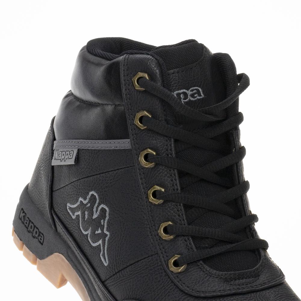 Topánky Kappa Bright Mid Light 242075-1111 - čierne