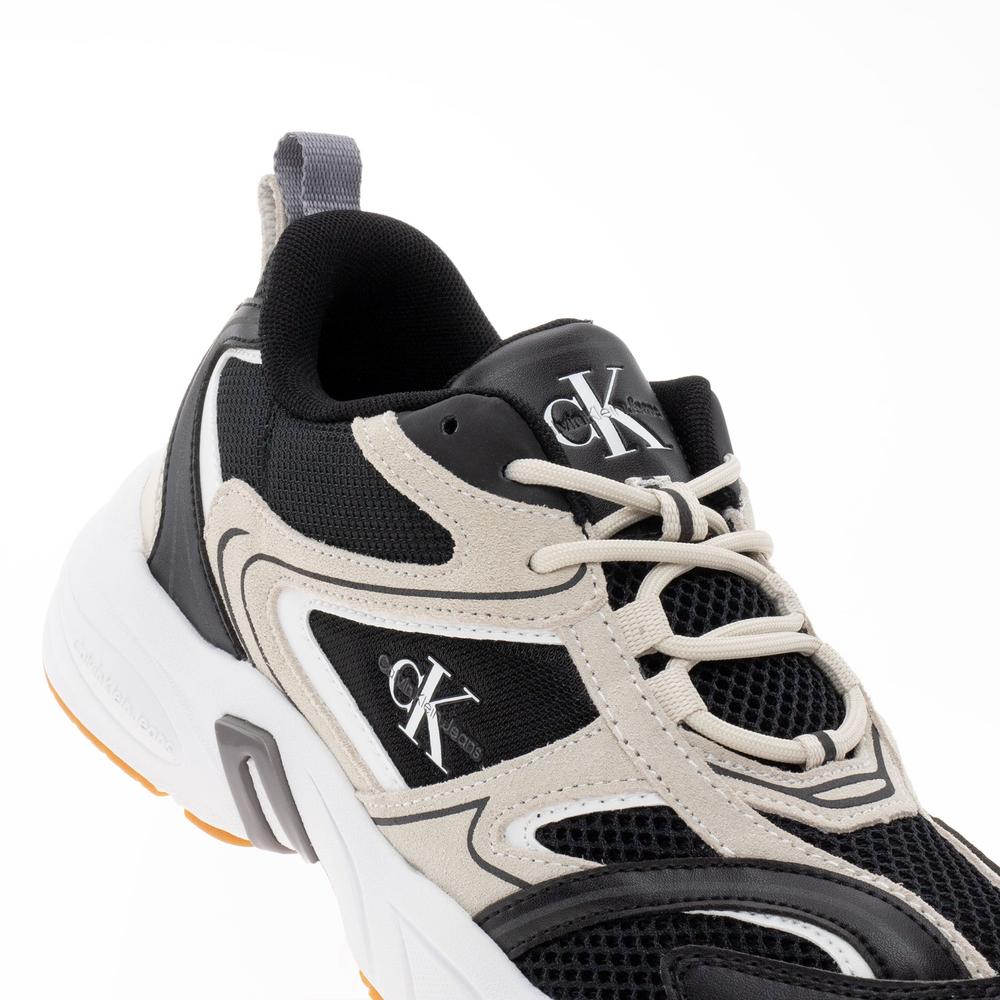Topánky Calvin Klein Retro Tennis Su-Mesh WN YW0YW00891-01F - čierne