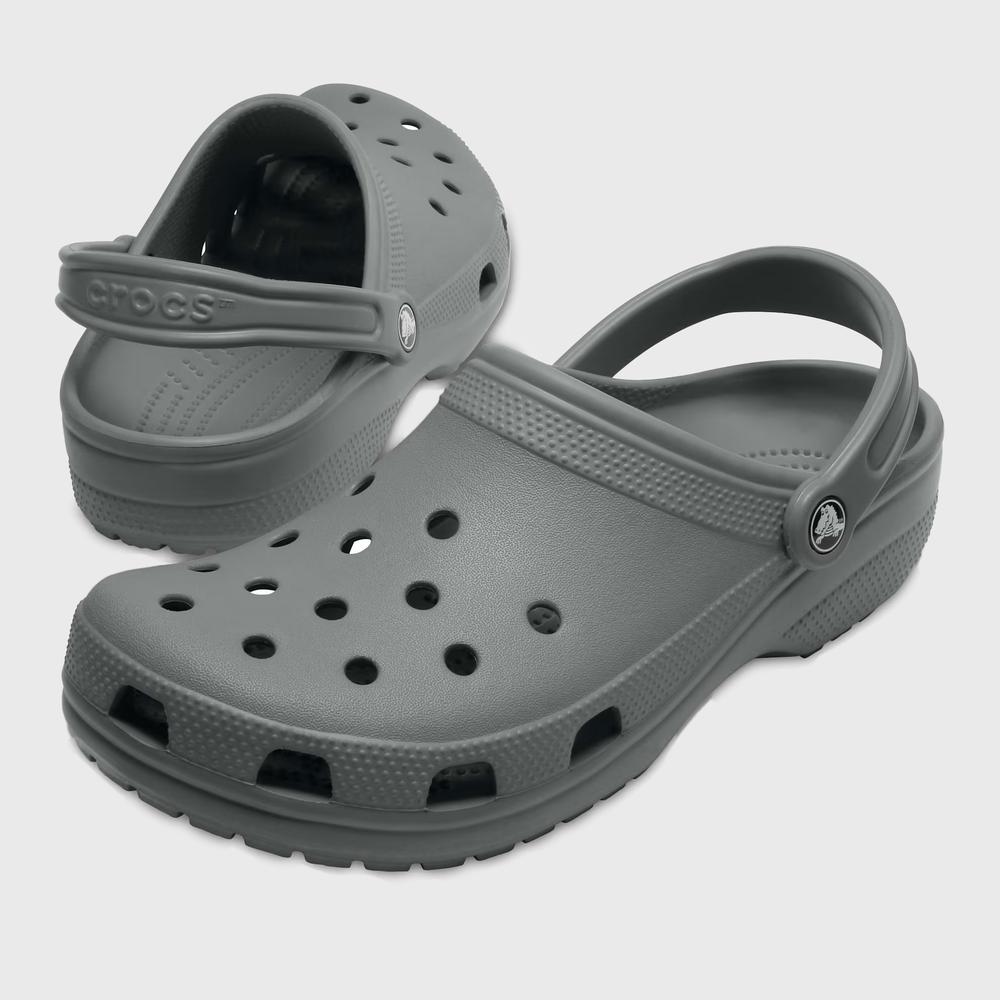 Klapky Crocs Classic Clog 10001-0DA - šedý