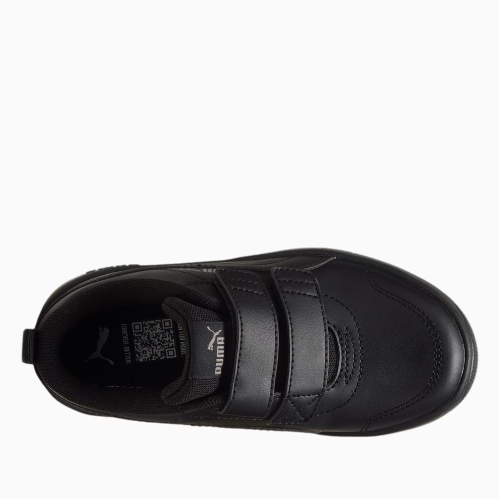 Detské topánky Puma Courtflex V3 V PS 39764201 - čierne