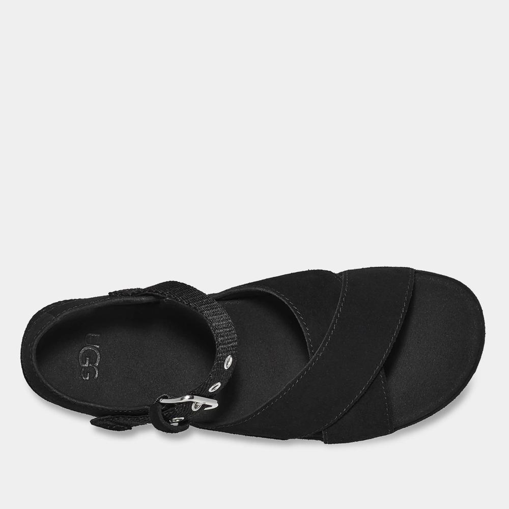 Sandále Ugg Aubrey Platform Sandal 1152711-BLK - čierne