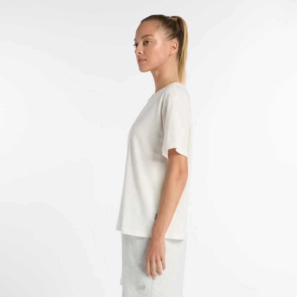 Dámske tričko New Balance WT51541SST - béžové